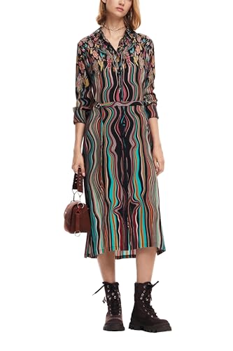 Robe tissée Desigual manches longues parfaite pour l'automne