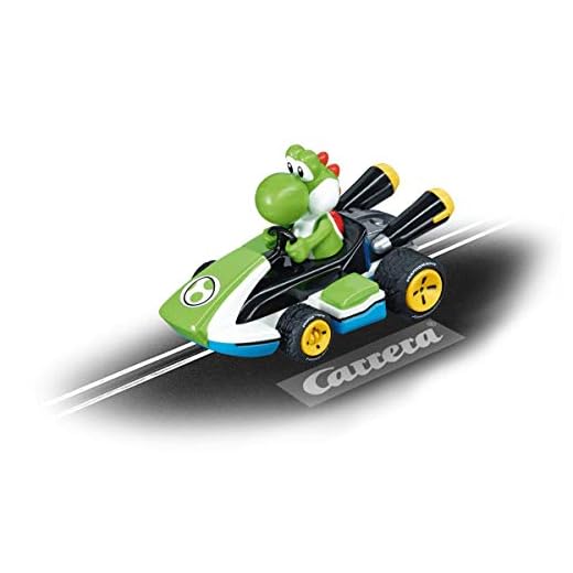Carrera Go!!! Nintendo Mario Kart 8 - Yoshi 20064035 Rennbahnauto