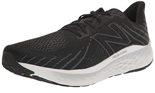 New Balance Men's Fresh Foam X Vongo V5 Running Shoe, Black/Phantom/Steel, 8.5 Wide