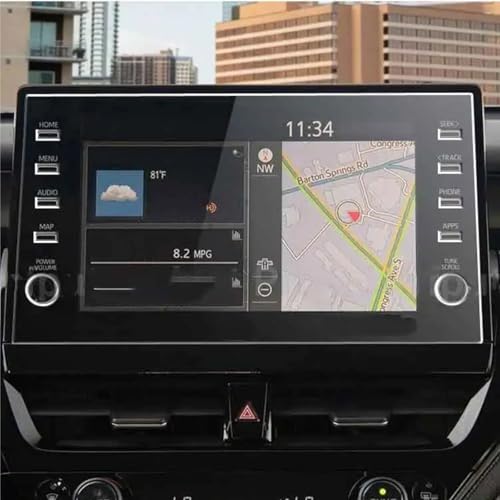 Verre trempé Toyota Camry ecran tactile anti rayures protection navigation 9''