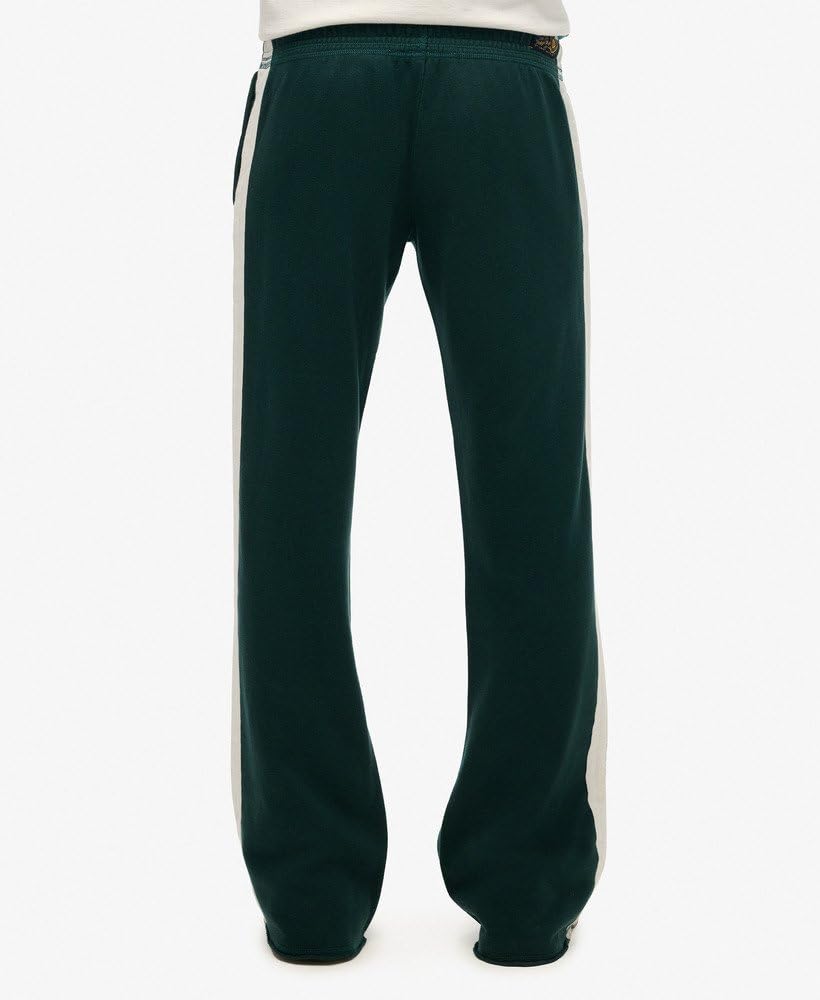 Superdry Damskie spodnie do biegania Athletic Essentials z paskami i zawinięciem