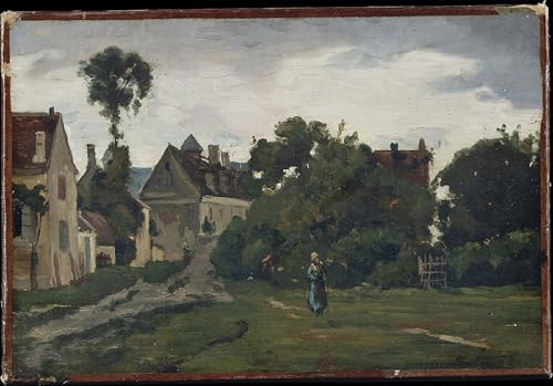 Affiche Impression Auvers sur oise Daubigny pour sublimer un Salon Contemporain