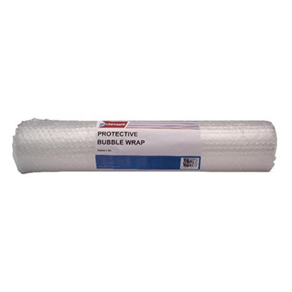 GoSecure Medium 500 mm x 3 m Bubble Wrap Roll, Clear
