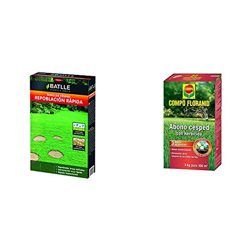 Semillas de Césped - Césped Repoblación Rápida 5kg - Batlle + COMPO...