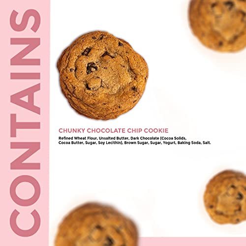 Image of Cocosutra Box of 12 Ooey Gooey Melty Chocolate Eggless Cookies | Chunky Chocolate Chip & Fudgy Brownie Cookies | Freshly Baked for Premium Gifting | 6 * 2 | 480g