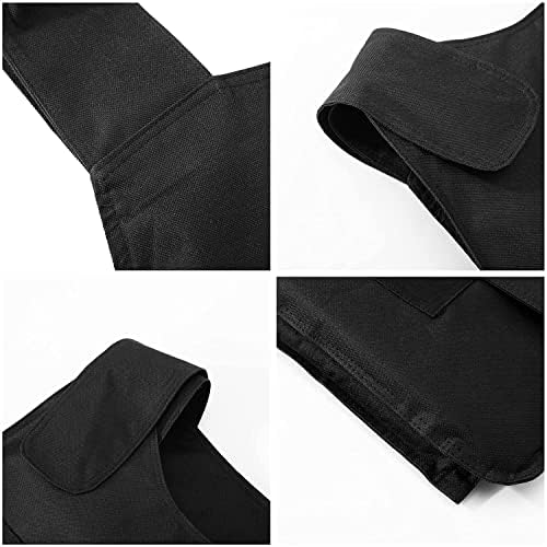 guardian g1 body camera STAB RESISTANT/PROOF VEST - Level 1 Steel Stab Resistant/Proof Plates, Front & Back Protection, Lightweight at 2.7KG, Vest Straps Adjustable Between Medium - 2 XL