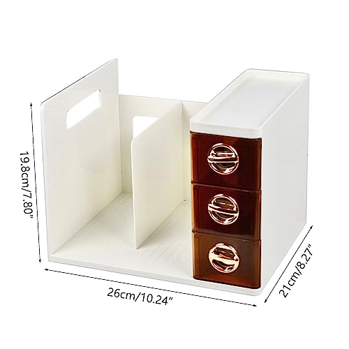 Boîte de rangement de bureau solide grand format pour trier les papiers - 5