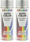 DUPLI-COLOR 807435 AUTO COLOR 10-0111 silber metallic 400 ml (Packung mit 2)