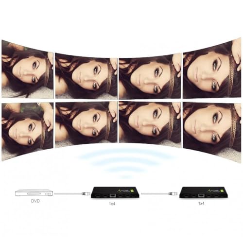 TECHLY 306653 Techly Audio/Video Splitter HDMI 1/4 4K*2K 3D