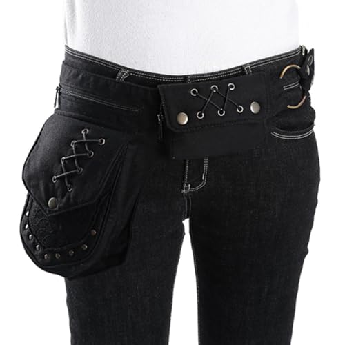 Bolso de cintura para móvil con soporte de cinturón y funda resistente al desgaste para senderismo 7