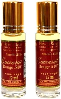 Oil Perfume smells like Baccarat Rouge Parfum 12ml (Pack of 2)