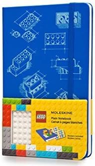 Moleskine LEGO Limited Edition Notebook II, Large, Plain, Blue, Hard Cover (5 x 8.25) by Moleskine (2014) Hardcover