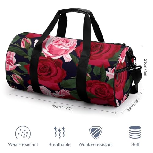 Sac week-end Fleur De Rose pour camping et randonnée - 2