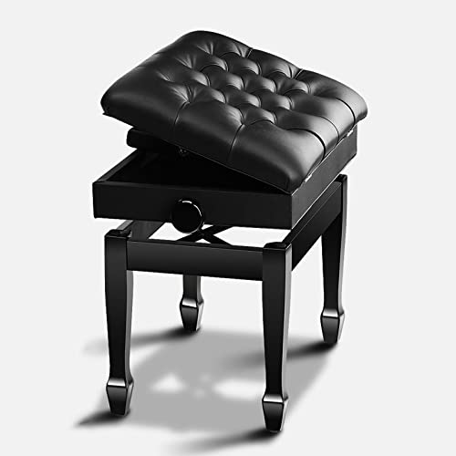 IBOWZ Banquette Piano Banc,Tabouret Piano Banc de Piano en Bois réglable avec Coussin imperméable et Stockage de Musique supplémentaire Solide à l’intérieur, 58 x 38 x 49-59 cm - Les Beatles, Paul McCartney, John Lennon, RIngo Starr, George Harrison IBOWZ Banquette Piano Banc,Tabouret Piano Banc de Piano en Bois réglable avec Coussin imperméable et Stockage de Musique supplémentaire Solide à l'intérieur, 58 x 38 x 49-59 cm