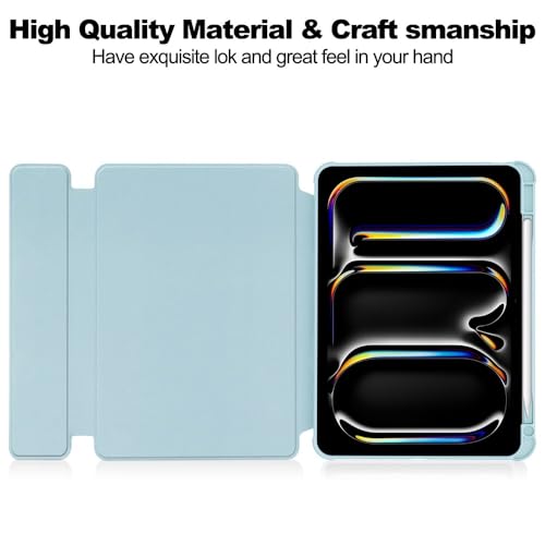 Coque iPad 10,9 rotative avec clavier rétroéclairé pour télétravail - 5