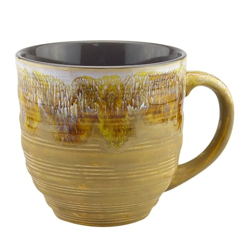 Set de 4 Tazas de Café Grandes en Cerámica Glaseada 20 oz miniatura 5