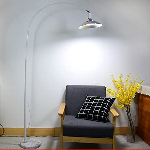 Lámpara de Arco con casquillo E27 y diseño industrial de suelo para lectura