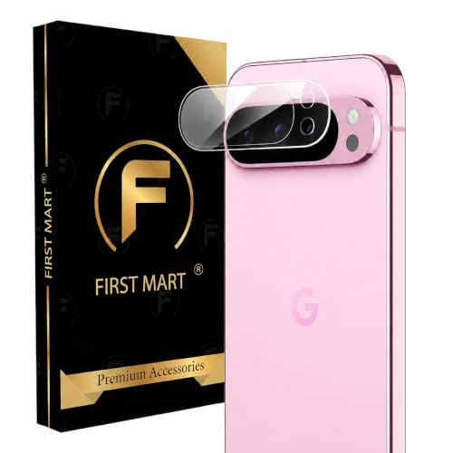 Image of FIRST MART Camera Lens Protector for Google Pixel 9 Pro XL | 9H Tempered Glass, HD Clear, Scratch Resistant, Anti-Fingerprint, Case-Friendly | Crystal Clear, Pack of 1