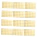 NUOBESTY 3sets Self Adhesive Hole Reinforcement Stickers for Loose Leaf Paper Transparent Repair Labels and Easy to Use for School and Office Supplies 12sheets*3