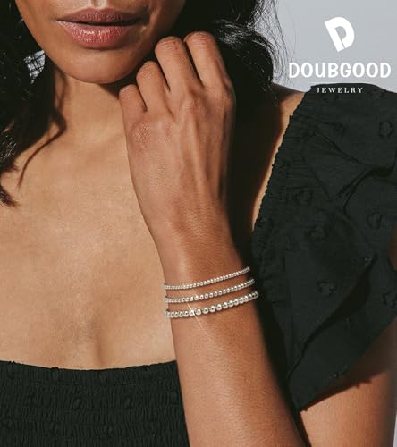 doubgood Gold Bracelets for Women, 5 Piece Gold Bracelet Stack Beaded Ball Jewelry Sets Gifts for Women2