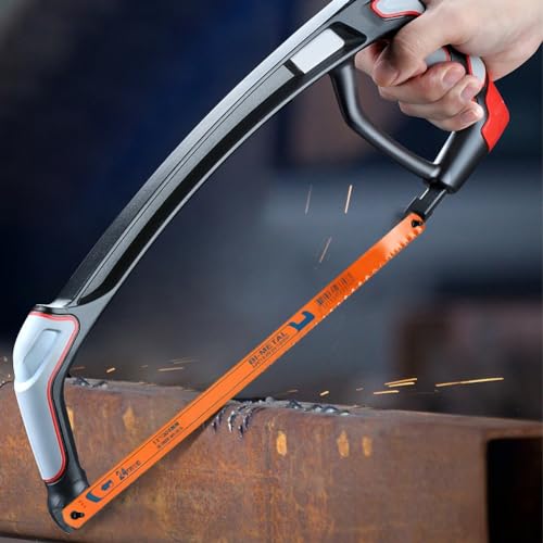 Miniatura 7 de 4 Hojas De Sierra Para Metales, 300 Mm, 24 Tpi, Hoja De Sierra De Mano Universal De Alto Rendimiento, De Acero Aleado, Para Madera, Metal Y Plásticos Naranja
