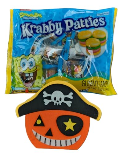 Canasta de Halloween con dulce Krabby Patties, 16 unidades miniatura 1