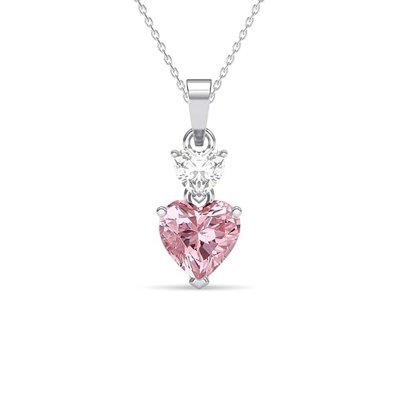 Clara 925 Sterling Silver Two Hearts Jewellery Set