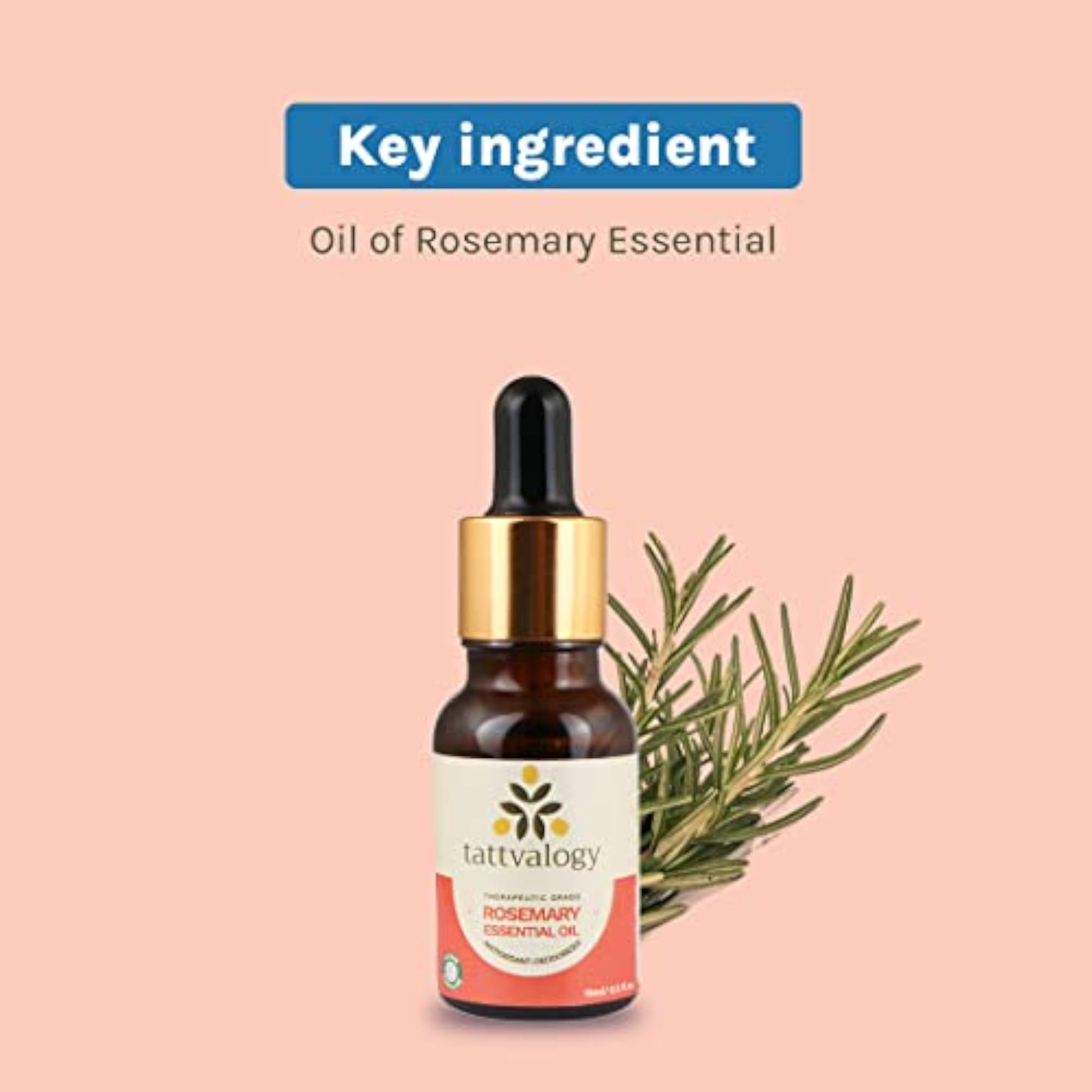 Tattvalogy Rosemary Essential Oil, 15ml