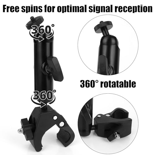 Anclaje Starlink Mini 2024 anticaídas con rotación 360 para balcones y techos sin perforar 4
