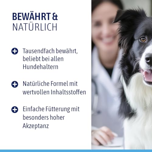 AniSupply Wurmkraut Kapseln 50 Tabletten für Hunde mit echtem Wurmkraut (Artemisia Absinthium) in rezepturbasierter Pflanzenformel, geeignet für Hunde Aller Rassen
