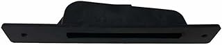 Elektrische Hydrofoil Surfbrettflosse 25,4 cm, PA66 Racing Ruder mit Adapter, schwarz, hochfester Wassersplitter für Kanu Rafting Zubehör (C)