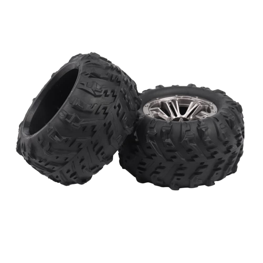 Lot de 4 pneus de 80 mm pour Xinlehong Q901 Q902 Q903 9130 9136 9137 9138 1/16 RC Car Upgrade pièces, 1