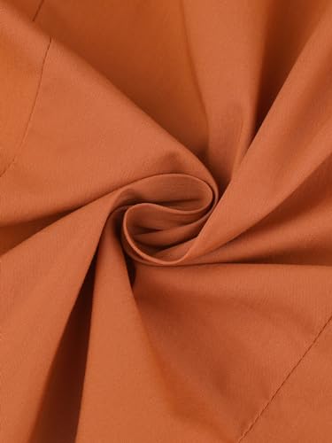Mono tipo camisa Allegra K de manga corta para vestir cómoda y formal en el trabajo 5