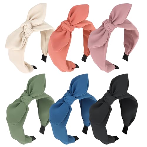 Jaciya Wide Knotted Bow Headband for Women