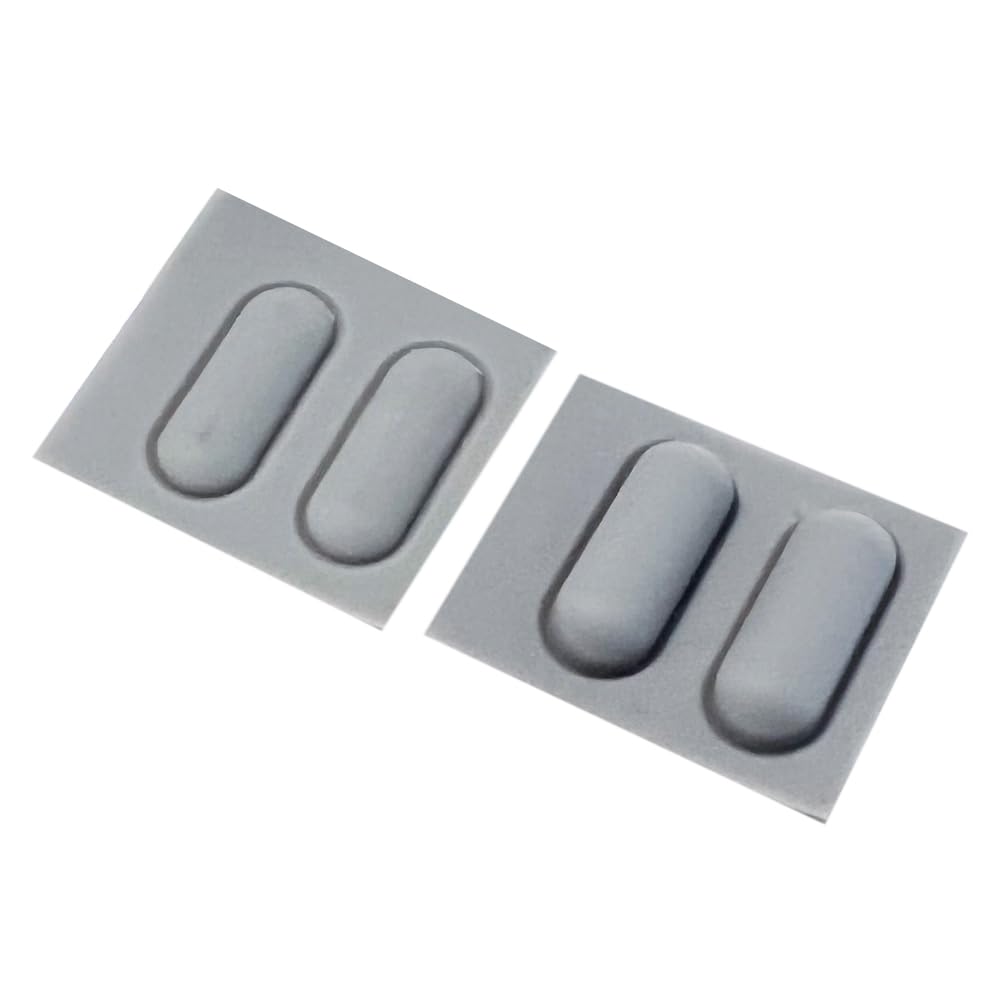 Gintai 4 PCS/1 Set Rubber Foot Strips Podkładki Gumowe Nóżka Nóżki Części zamienne dla Dell Latitude 5500 5501 5502 5505 5509 5510 5511, Precision 3540 3541 3542 3550 3551 Szary