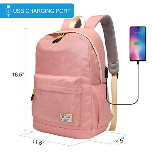 Modoker Vintage Laptop Backpack for Women Men,Modoker Travel Laptop Backpack for Womens Mens