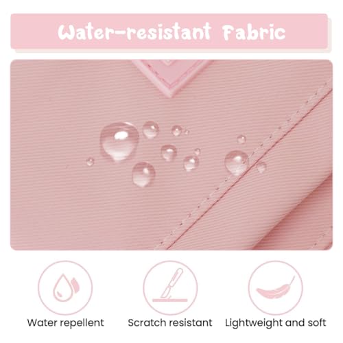 Image of Climberty Cotton Girls School Backpack Kawaii Pink School Book Bag Multi Compartment 15.6 inches Travel Backpack School Bag for Girls 6-12 Years Old Birthday Gift Christmas Gift, 32x15x45cm