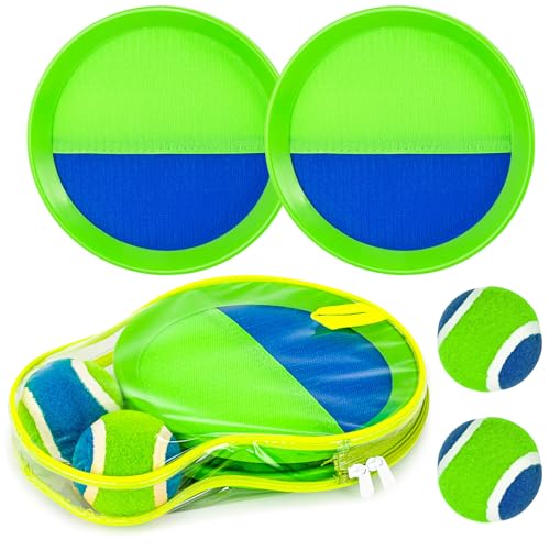 Sticky Toss and Catch Ball Game Set, Outdoor Toys for Kids & Toddler 3-12