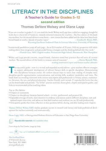 Literacy in the Disciplines: A Teacher's Guide for Grades 5-12 - Image 2