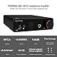 Topping L50 Kopfhörerverstärker NFCA HiFi SE/BAL Eingang Home Audio Verstärker Desktop Gain Switch 2 Kanal Verstärker (Schwarz)