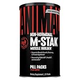 Animal M-Stak - Muscle Builder and Anabolic Mass Gainer Supplement for Bodybuilding - Lean Muscle Growth, Amino Complex and Pre Workout Energy, 21 Packs