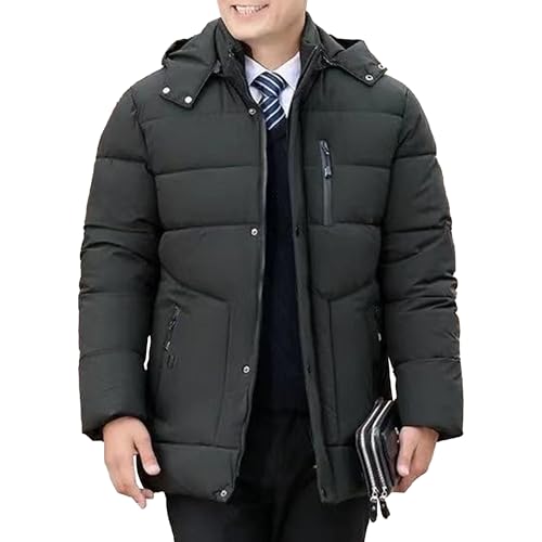 Veste hiver homme doublée polaire parka épaisse thermique résistante