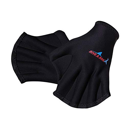 2Mm Neoprene Wetsuit Gloves Swimming Hand Webbed, Diving Gloves Training Equipment