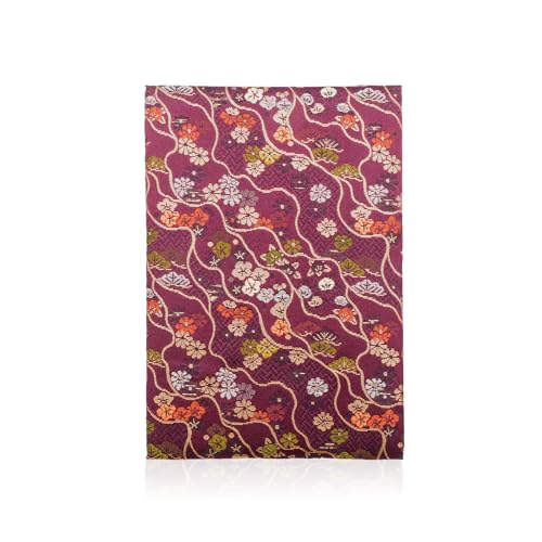 金襴御朱印帳 蛇腹式 奉書紙/ご朱印帳(京都製・西陣織)金襴織り 高級 和柄 表紙 ご朱印集め 神社仏閣 お守り帳 錦秋(きんしゅう)