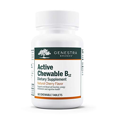 Genestra Brands Active Chewable B12 Chewable Vitamin B12 Tablets
