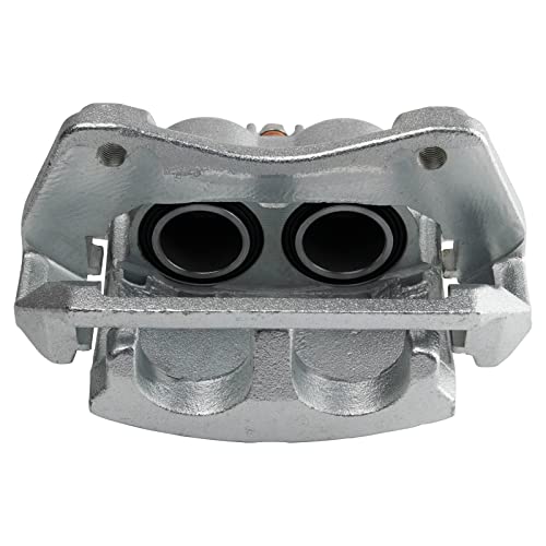 Image of TRQ Front Driver and Passenger Side Brake Caliper Set Caliper Brackets Hardware Compatible with 07-13 Acura MDX 10-13 ZDX