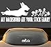 9" MY DACHSHUND ATE YOUR STICK FAMILY FUNNY 7 YEAR VINYL DECAL STICKER
