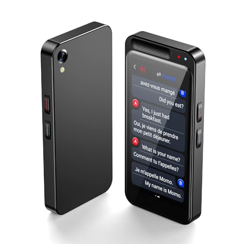 Language Translator Device No WiFi Needed, Two-Way Real Time Translator Device Upgraded ChatGPT, 150+ Languages Instant Translator, Offline&Text&Photo&Voice Translation for Travel Business Learning