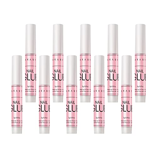 Makartt C0591 Super Strong Nail Glue For Press On Nails: Professional Acrylic Nails Nail Adhesive Bond Nail Tips Glue cover