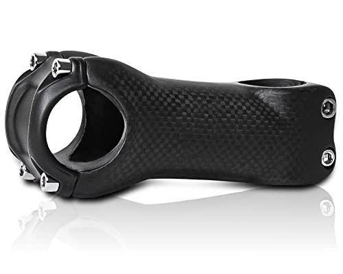 RXL SL Bike Stem, MTB Stem 31.8, Road Bike Stem 100mm 6 Degree Stems, 3K Matte Shock-Absorbing Bike Handlebar Stem for Mountain Bike,Road Bike, Gravel Bike, Hybrid Bike, and E-Bikes